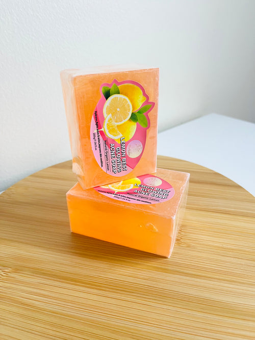 Natural organic lemon soap