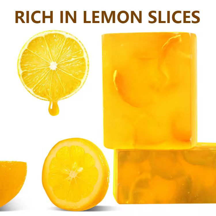 Natural organic lemon soap