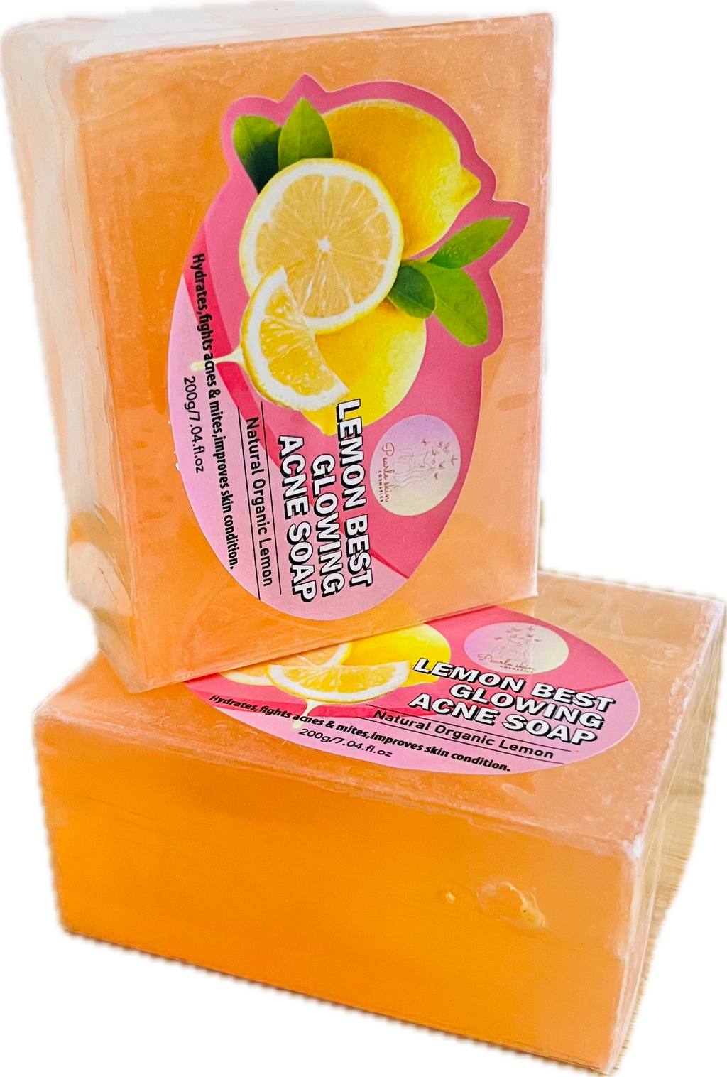Natural organic lemon soap